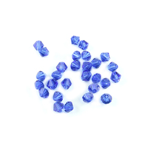 1440pcs/bag Sapphire Color 6mm  Crystal Bicone Beads Ornament Jewelry Handmade products Beads Loose Beads for Diy Jewelry Making 2024 - buy cheap