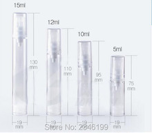 15ML Airless Tube, Transparent And White Duckbilled Pump Head Cosmetic Lotion Sample Packing Bottle, 50pcs/lot 2024 - buy cheap