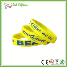 Newest design silicone wristband for sports OEM logo/text debossed ink filled custom sports silicone bracelets 2024 - buy cheap