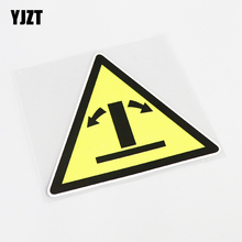 YJZT 15CM*13.2CM High-quality Warning Mark Watch Out For Landslides Decal PVC Car Sticker 13-0867 2024 - buy cheap