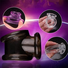cock ring ball loop delay penis ring Silicone penis extender Cage Impotence Erection Aid Sex aid Erectile Dysfunction 2024 - buy cheap