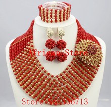 Fashion African Handmade Beads Layer Jewelry Set Women Summer Winter Choker Necklace Earrings Female Mother Party Gifts L165 2024 - buy cheap