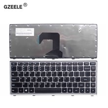 SP/US New Laptop keyboard for Lenovo U410 Keyboard Black Key Silver Frame English Version 2024 - buy cheap