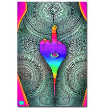 Psychedelic Trippy Visual Abstract Modern-Silk Art Poster Wall Sicker Decoration Gift 2024 - buy cheap