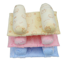 Travesseiro infantil macio, almofada de algodão para bebês com apoio para dormir, fofa e anticabeça 2024 - compre barato