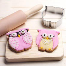 VOGVIGO Stainless Steel Owl Cookie Cutter Egg Fruit Cutter Tools Pancake Mould Biscuit Press Mold Cake Decorating Baking Fondant 2024 - buy cheap
