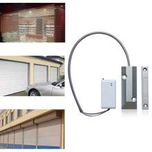 Беспроводной датчик двери завальцовки гаражные ворота магнитный детектор рольставни Магнитный контактный датчик для Wi-Fi сигнализации 2024 - купить недорого