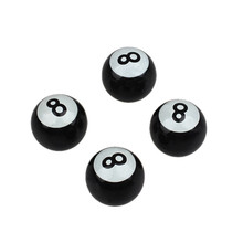 2019 New 4pcs No. 8 Ball Tyre Tire Wheel Stem Air Valve Cap Car Truck Motocycle #30 2024 - buy cheap