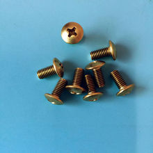 100Pcs M4 M5 Brass Pillips Screws Truss Cross Socket Bolts Round Flat Head Screw Bolt 5-12mm Length 2024 - buy cheap