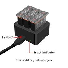 4a doca de carregamento rápido inteligente, carregador de bateria para dji osmo ação segundo tipo de interface de carregamento 2024 - compre barato