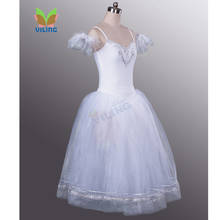 Women White swan lake Romantic ballet tutu skirt Adult ballerina fairy long tutu dress nutcracker ballet custom made costumes 2024 - buy cheap