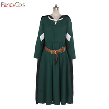 Halloween Women's The Chronicles of Narnia Susan Party Dress Cosplay Costume High Quality Custom Made 2024 - buy cheap