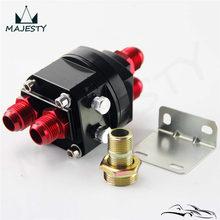 AN10 Aluminum AN10 Relocation Oil Filter 10AN Sandwich Adapter kit + 2pcs Fitting for Universal Cars 2024 - buy cheap