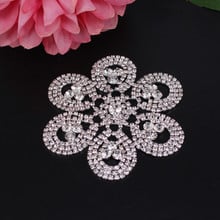 Snow Flake Diamante Applique rhinestone Crystal appliques Stitch Bridal Belt Applique Motif Bling up Accessories Stones Jewelry 2024 - buy cheap