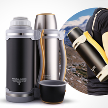 2000ML Stainless Steel Thermos Kettle Insulation Bottle Vacuum Flask with Mug Large Capacity Water Pot Travel drink Kettle 2024 - buy cheap