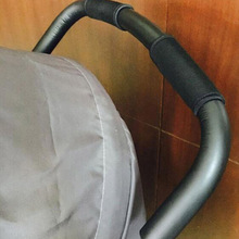 Cobertura protetora para carrinho de bebê, em nylon, com alça, proteção para apoio de braço, 1 par