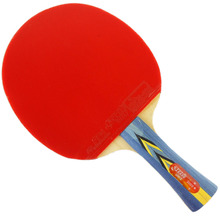 DHS Double Happiness Long Shakehand FL Table Tennis Racket for Ping Pong Shakehand Long handle fl, DHS pf4 pips-in rubber with sponge, pure wood, horizontal grip, pimples in 2024 - buy cheap