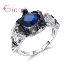 ¡Producto en oferta! anillos Punk clásicos bonitos de cristal geomántico, corazón elegante, antojos, Regalos perfectos para mujeres, envío gratis 2024 - compra barato