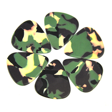 Lots of 100pcs New Heavy 0.96mm Blank Guitar Picks Plectrums Celluloid Camouflage 2024 - buy cheap