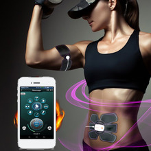 Smart Sports Muscle Stimulator Fitness Massage EMS By App Electric abdomen arm Muscle Exerciser EMS Trainer Massager health care 2024 - buy cheap