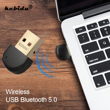 Kebidu-adaptador bluetooth 5.0 sem fio, dongle de música com bluetooth, adaptador para computador, notebook, receptor de música 2024 - compre barato
