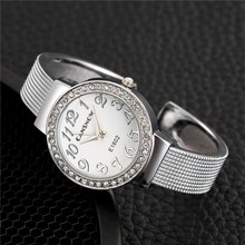 Silver Diamond Bracelet Jewelry Watches Luxury Quartz Women Saat Zegarek Damski Fashion Accessories Ladies Couples Gifts Clocks 2024 - buy cheap