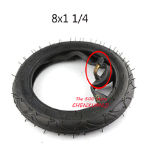 Free shipping 8 Inch 8X1 1/4 or 200x45 Scooter Tire & Inner Tube Set Bent Valve Suits Bike Electric / Gas Scooter Tyre 2024 - buy cheap