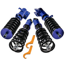 Подвеской Coilovers Наборы для Toyota Matrix 03 база универсал 4-дверный ударов Распорки пружина для Защитные чехлы для сидений, сшитые специально для Toyota Corolla 2003-2008 2024 - купить недорого