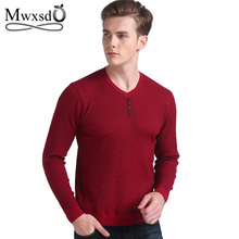 Mwxsd camisola masculina casual primavera outono, pulôver de lã de caxemira para homens, vestido de natal, roupa suéter de malha 2024 - compre barato