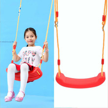 High quality indoor and outdoor children swing  big bending plank swing seat strong child hammock chair 6 colors optional 2024 - buy cheap