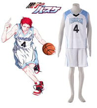 Kuroko no Basket Косплэй тапочки в виде персонажа аниме Akashi Seijuro N0.4 Спортивная Cos Хэллоуин Вечерние обувь для мужчин и женщин; Косплэй костюм 2024 - купить недорого