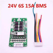 Литий-ионный аккумулятор для электровелосипеда, 6 S 24 V BMS 15A BMS 24 V 2024 - купить недорого