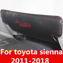 Protector de asiento trasero para el cuidado de los asientos, cubierta de asiento antipatadas, interior automotriz modificado para toyota sienna 2011-2018 2024 - compra barato