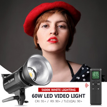 Neewer SL-60W светодиодный свет для видео, белая версия 5600K, 60 Вт CRI 95 +,TLCI 90 + с пультом дистанционного управления + Рефлектор + крепление для освещения Bowens 2024 - купить недорого