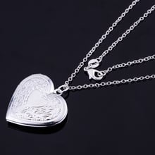 silver Necklace silver Pendant fashion jewelry , cordiform shiny holy /gfzaoxga hxhaqooa LQ-P335 2024 - buy cheap