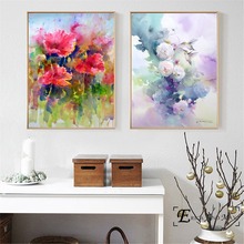 Flowers Ink Floral Artwork Posters and Prints Wall art Decorative Picture Canvas Painting For Living Room Home Decor Unframed 2024 - buy cheap