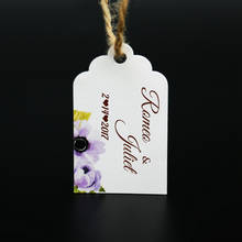 Personalized Hang custom Gift Tag With Name For Wedding and Bridal Shower or Baby Shower Favor 100pcs 2024 - buy cheap
