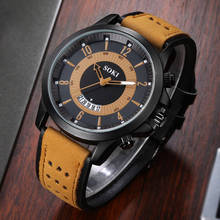Mens Watches Fashion Silica Gel Leather Glass Quartz Analog man watch men watches quartzo day date mens wristwatches 2024 - buy cheap