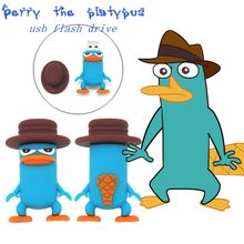Funny Lovely Perry the Platypus Shape usb flash drive 4G 8G 16G 32G pendrive usb2.0  memory  stick personalized  gift 2024 - buy cheap