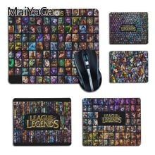 Mouse pad personalizado da liga da lenda da maiyaca, mouse pad para jogos, design diy, mousepad para jogos, para pc, laptop e notebook 2024 - compre barato