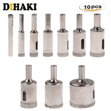 10 Pcs/set Diamond Coated Drill Bits Hole Saw Glass Granite Cutter Opener Bits Sale Bead Dresser Diamond Hole Opener 6mm~30mm 2024 - buy cheap