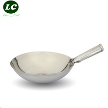 free shipping wok 32cm stainless steel wok pan cooking wok cookware utensil many sizes for selection Frying Pan  cooking pot 2024 - buy cheap