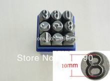 9PCs 10mm Steel Number Punch / Steel Number Stamps ,jewelry tools 2024 - buy cheap