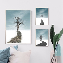 Nordic Poster Trees Canvas Print Abstract Wall Art Painting for Restaurant Hotel Wall Decor Tree Picture Vintage Home Decor 2024 - buy cheap