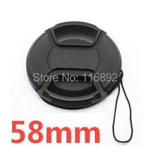 Wholesale 30pcs/lot  58mm center pinch Snap-on cap cover for 58mm camera Lens 2024 - buy cheap