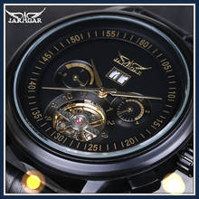 JARAGAR Men Automatic Mechanical Wrist Watches Stainless Steel Large Dial Tourbillon Watch Male Atmos Clock 2024 - buy cheap
