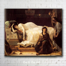 Quadra clássica nude para cama, figura de quadra com pintura a óleo impressa em tela para decoração de parede 2024 - compre barato