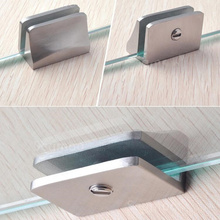 New Stainless Steel 304 Glass Folder Bracket Fixed Sandwich Panel Bathroom Glass Folder Hardware Accessories Send Screws 2024 - buy cheap