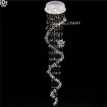 Contemporary K9 crystal Bedroom lamp Hall chandeliers modern Spiral chandeliers  Contemporary Hotel Lighting 2024 - buy cheap