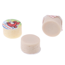 3 uds Mini quesos para escala de 1/12 simulación de casa de muñecas miniatura cocina habitación decoración niños bebé juguetes niños regalo 2024 - compra barato